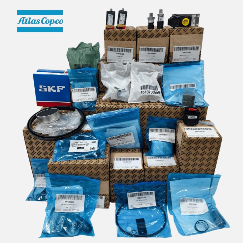 Atlas Copco Air Compressor Parce Partibus Originale Oleum Filter Aeris Filter Pressure Sensor Solenoid Valve Filter Valve Service Kit