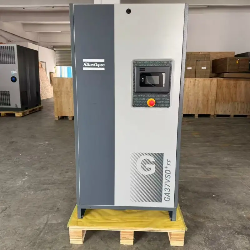 Atlas Copco GA37 VSD+ FF 37kW 50HP Oleum injectum cochlea aeris Compressor pro Industry