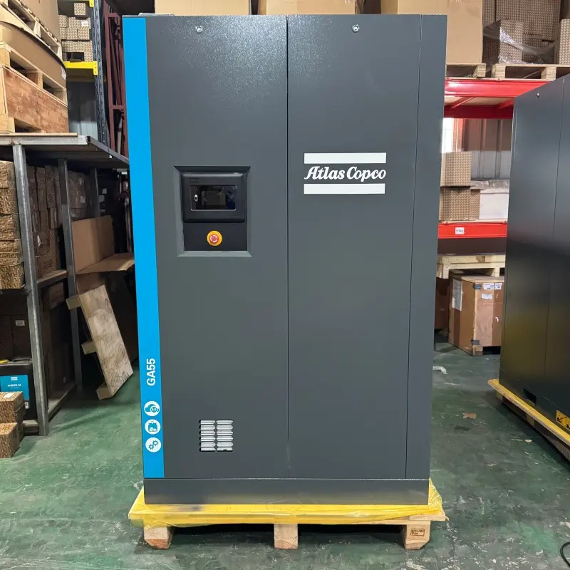 Atlas Copco GA55 55kW 75HP Oil Injectum Screw Air Compressor Original
