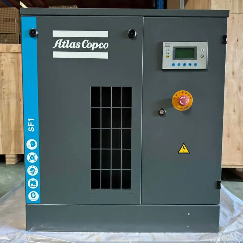 Atlas Copco SF1 Oil Free Scroll Air Compressor 15 kW 2HP Class 0 Certified Sincerus