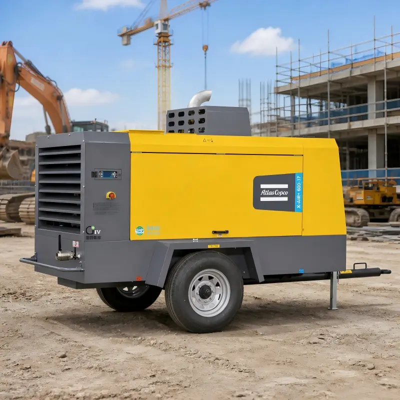 Atlas Copco X-Air+600-17 Portable Diesel Compressor 154kW Genuinus